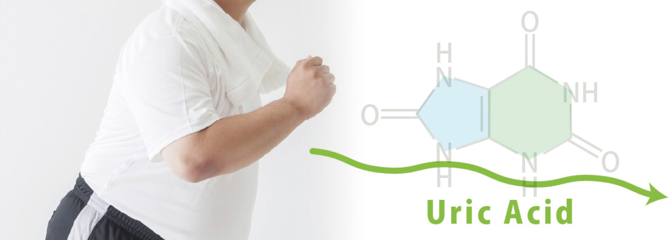 軽い運動で尿酸値改善のアイキャッチ画像